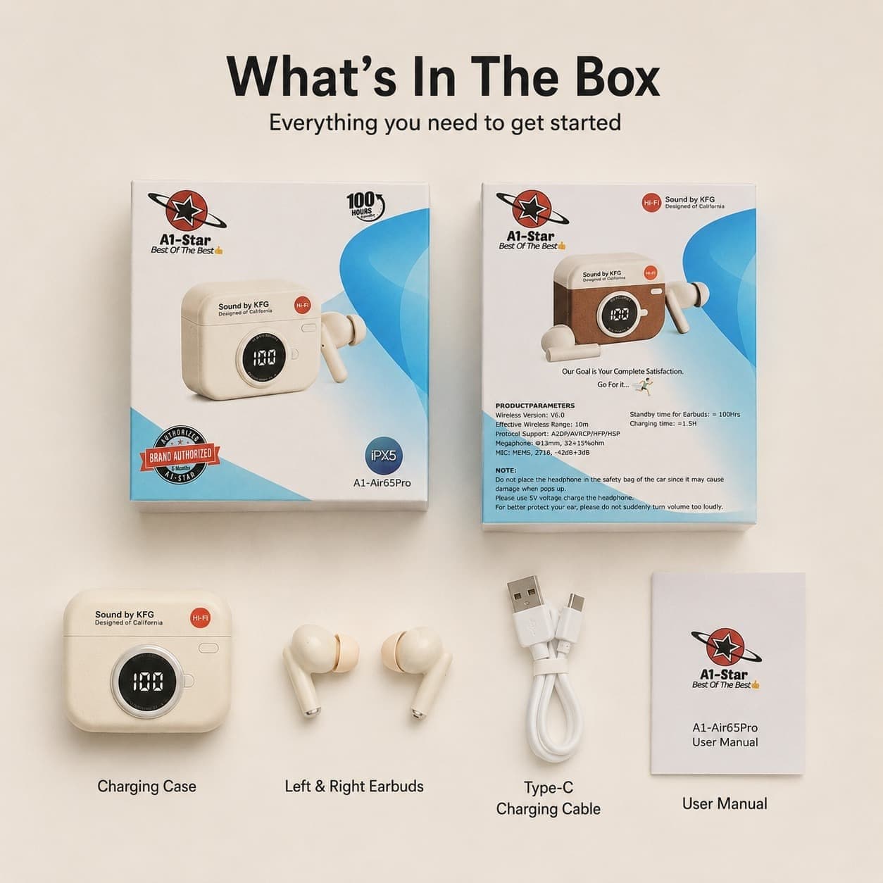 Retro Camera Design Earbuds 9